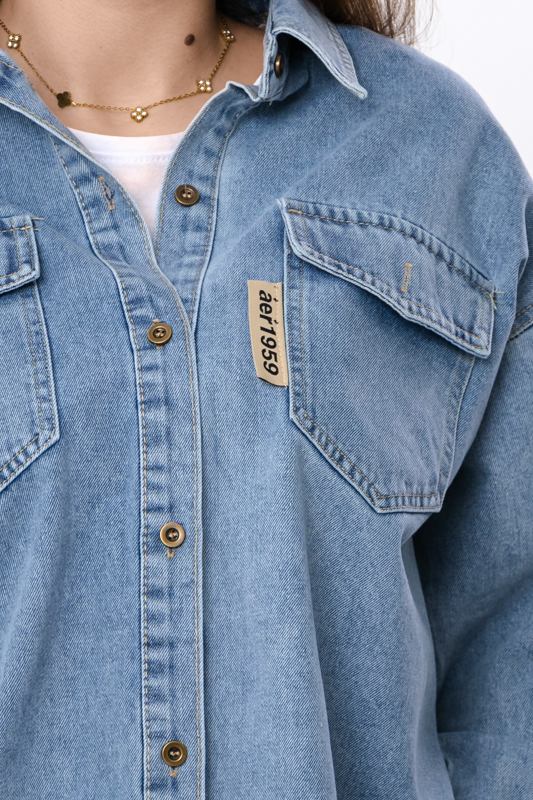 Сорочка жіноча джинсова